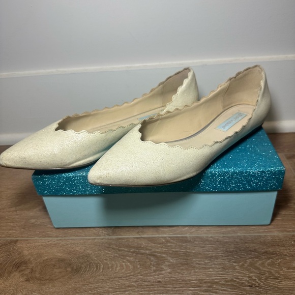 Betsey Johnson Shoes - Betsey Johnson Formal Glitter Shoes Size 10